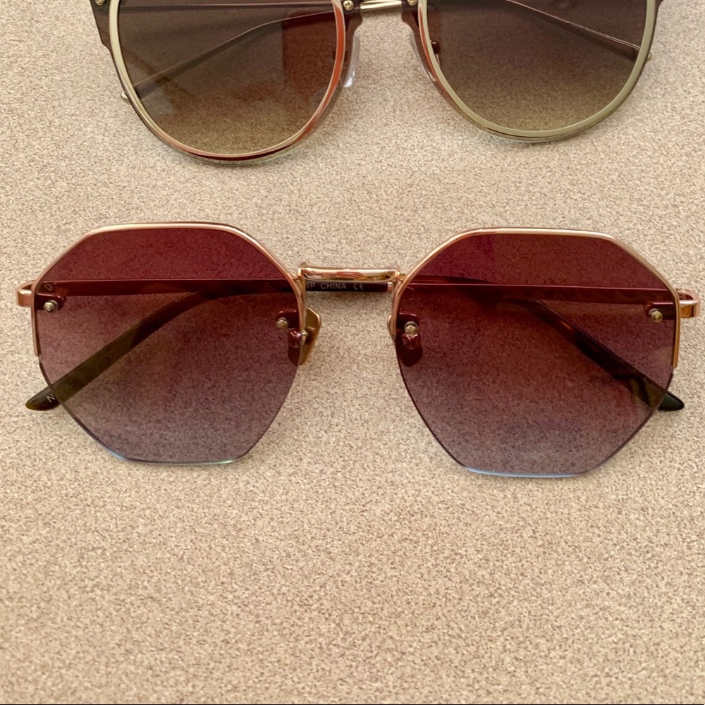 Diff eyewear sunglasses Nova in rose gold